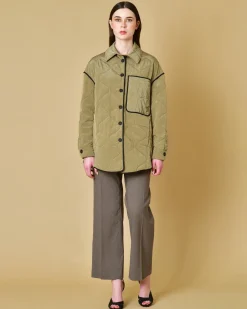 La Piscine Paris Veste matelassée avec finitions T_Coat*Femme Blousons & Vestes