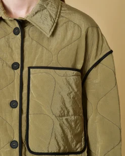 La Piscine Paris Veste matelassée avec finitions T_Coat*Femme Blousons & Vestes