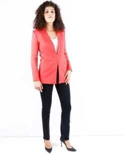 La Piscine Paris Veste mi longue en crêpe Elisabetta Franchi*Femme Blousons & Vestes