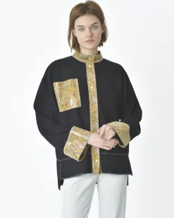 La Piscine Paris Veste e détails motif python Stand Studio*Femme Blousons & Vestes