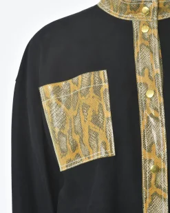 La Piscine Paris Veste e détails motif python Stand Studio*Femme Blousons & Vestes