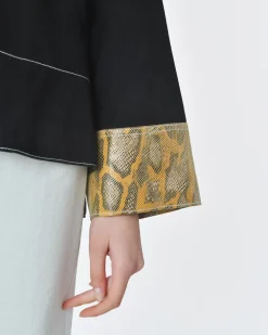 La Piscine Paris Veste e détails motif python Stand Studio*Femme Blousons & Vestes