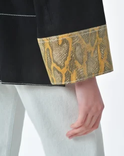 La Piscine Paris Veste e détails motif python Stand Studio*Femme Blousons & Vestes