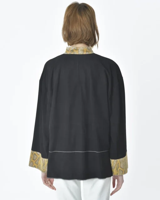 La Piscine Paris Veste e détails motif python Stand Studio*Femme Blousons & Vestes