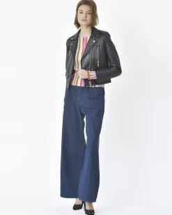 La Piscine Paris Veste perfecto cuir Quantum Courage*Femme Blousons & Vestes