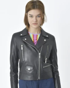 La Piscine Paris Veste perfecto cuir Quantum Courage*Femme Blousons & Vestes