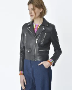 La Piscine Paris Veste perfecto cuir Quantum Courage*Femme Blousons & Vestes