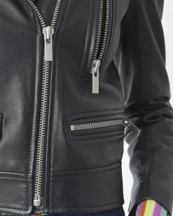 La Piscine Paris Veste perfecto cuir Quantum Courage*Femme Blousons & Vestes