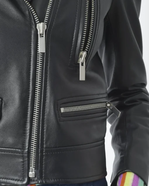 La Piscine Paris Veste perfecto cuir Quantum Courage*Femme Blousons & Vestes