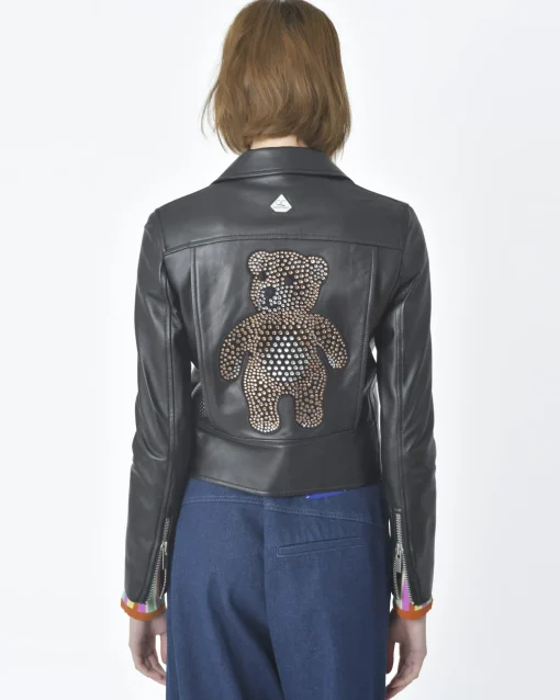 La Piscine Paris Veste perfecto cuir Quantum Courage*Femme Blousons & Vestes