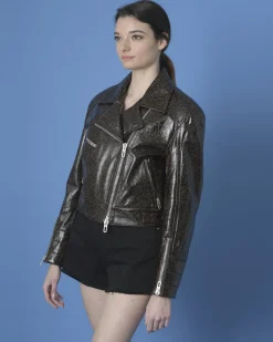 La Piscine Paris Veste raccourcie en cuir Drôme*Femme Blousons & Vestes