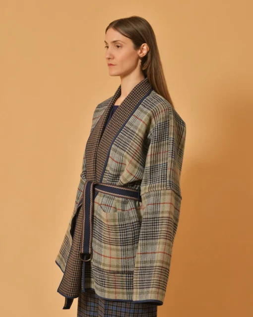 La Piscine Paris Veste réversible en laine mélangée à imprimé Chloé Stora*Femme Blousons & Vestes