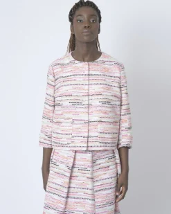 La Piscine Paris Veste sans col Les Copains*Femme Blousons & Vestes