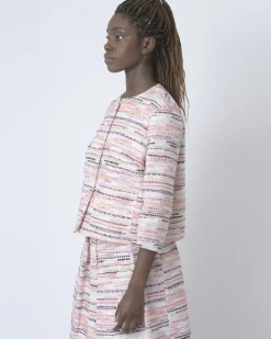 La Piscine Paris Veste sans col Les Copains*Femme Blousons & Vestes