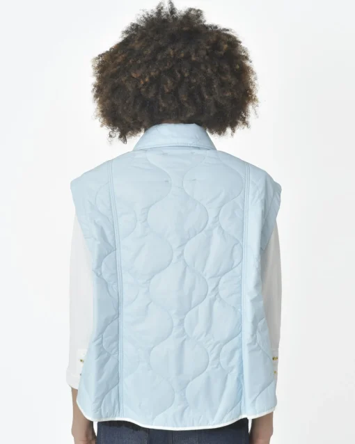La Piscine Paris Veste sans manche e clair T_Coat*Femme Blousons & Vestes