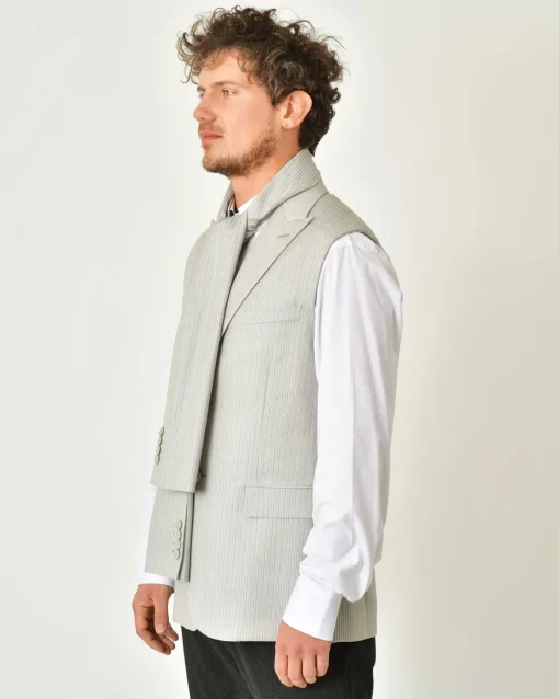 La Piscine Paris Veste sans manches avec écharpe amovible Dior*Homme Blousons & Vestes