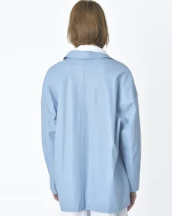 La Piscine Paris Veste simili cuir clair Avn*Femme Blousons & Vestes|Costumes