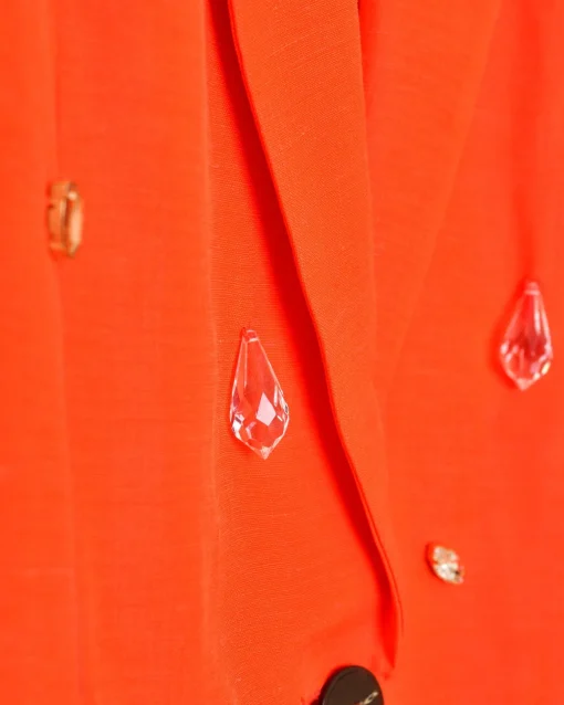La Piscine Paris Veste tailleur ornée de perles Forte-Forte*Femme Blousons & Vestes