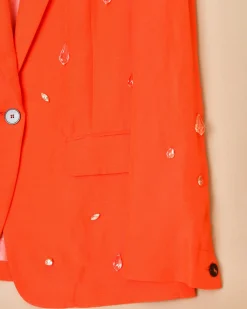 La Piscine Paris Veste tailleur ornée de perles Forte-Forte*Femme Blousons & Vestes