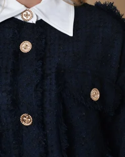 La Piscine Paris Veste tweed à col chemise Edward Achour*Femme Blousons & Vestes