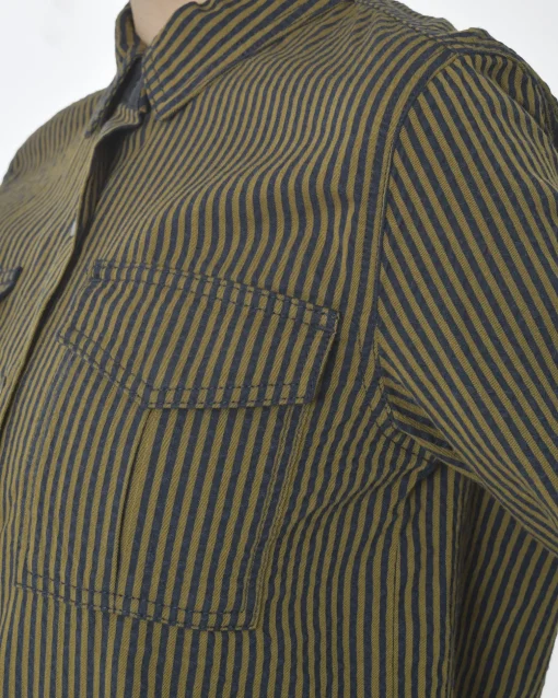 La Piscine Paris Veste type chemise à rayures Chloe Stora*Femme Blousons & Vestes