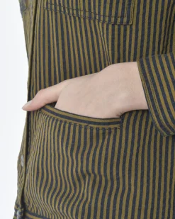 La Piscine Paris Veste type chemise à rayures Chloe Stora*Femme Blousons & Vestes