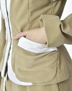 La Piscine Paris Veste velours côtelé Lutz*Femme Blousons & Vestes